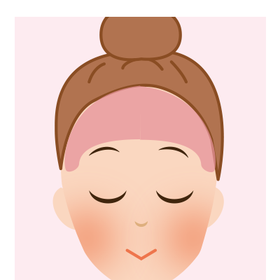 おでこ